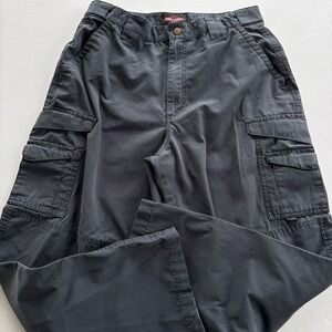 Tru-Spec Tactical Cargo Pants Mens 34x30 Gray Ripstop Utility Work‎